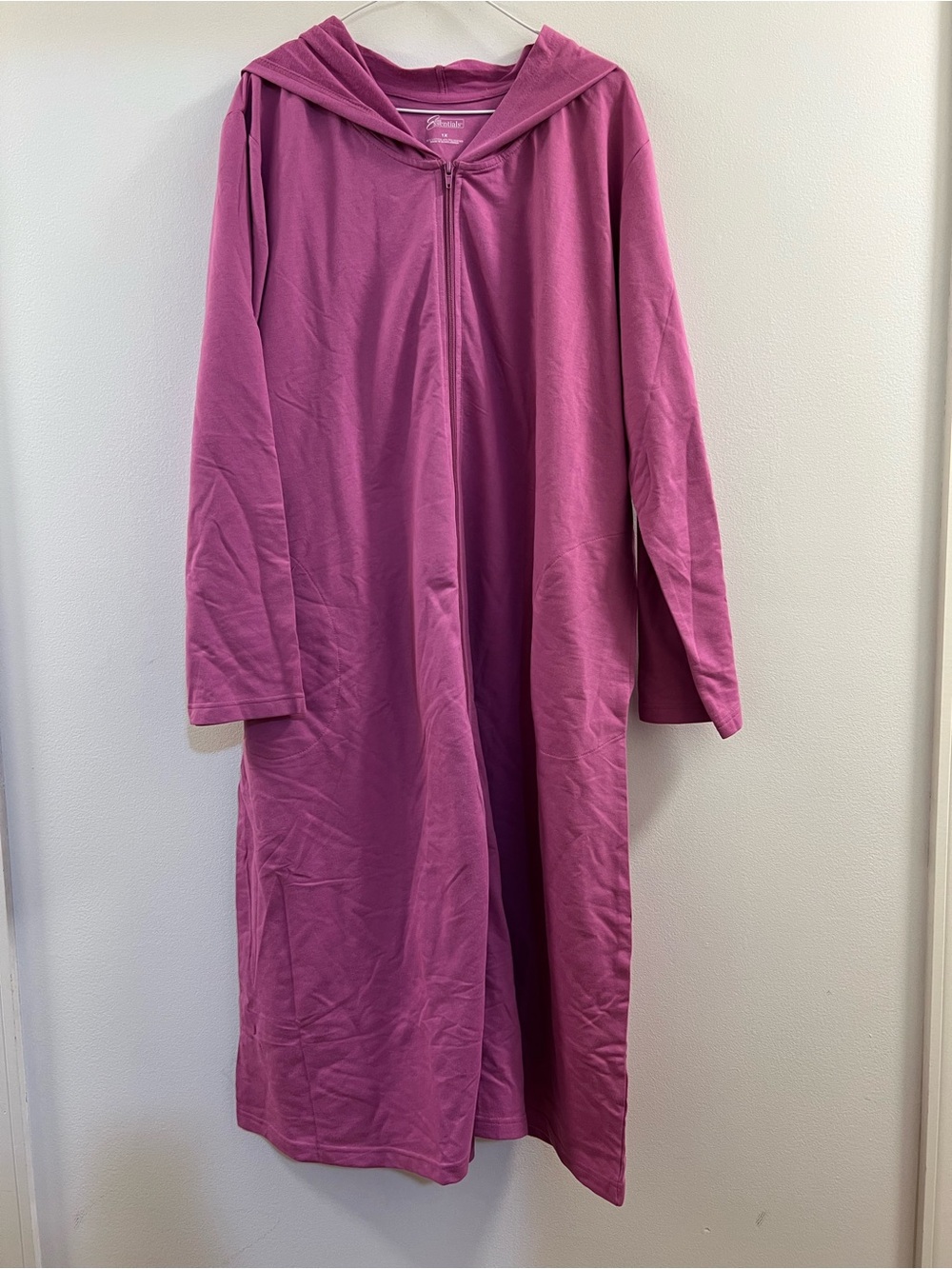 Easy Essentials Hooded Zip Front Robe - Picture 12 of 14